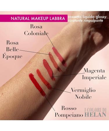 Helan I Colori di Helan lip gloss longlasting luminous and nonsticky lip gloss moisturizing lip balm with castor oil and shea butter 25 ml Vermiglio Nobile - Buy Online on GoSupps.com