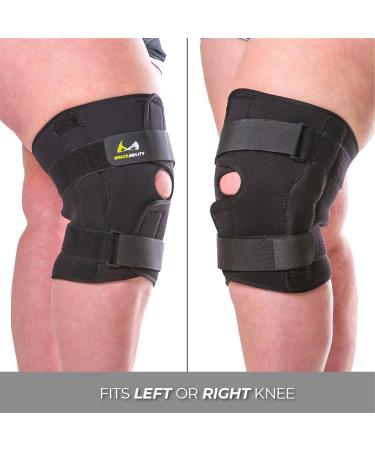 Buy BraceAbility XXXXL Plus Size Knee Brace - Bariatric Hinged Support for Meniscus Tears Arthritis Tendonitis & Injuries - Perfect for Bigger Legs & Thighs - Buy Online on GoSupps.com