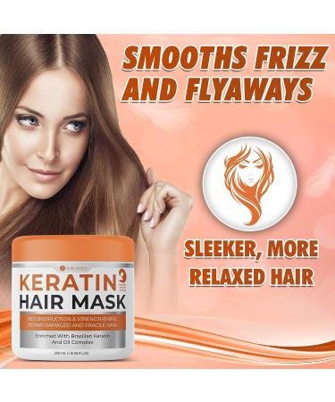 BELLISSO Keratin Hair Mask - Hydrating Conditioner for Dry Damaged Hair - Buy Online on GoSupps.com