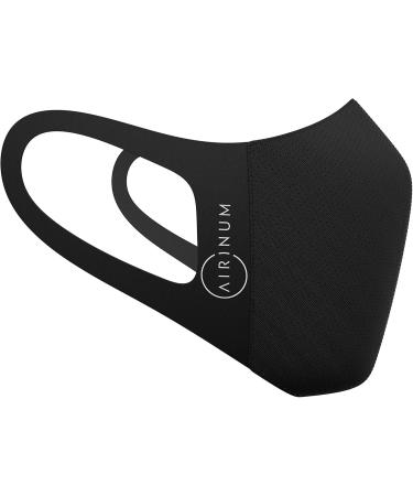 Airinum Lite Air Mask | Reusable Face Mask Washable Cover Mask for Men Women and Kids X-Small Stormy Black - Buy Online on GoSupps.com