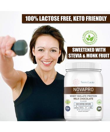 Chocolate Whey Isolate Protein Powder - Low Calorie Meal Replacement Supplement for Lean Muscles - Non-GMO & Gluten Free - 14.82 oz - Buy Online on GoSupps.com