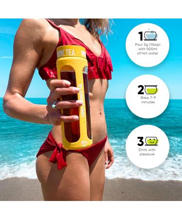 WOW TEA Summer Fast Acting and Boosting Dieters Teas : Summer Detox 21 Days Tea | Summer Slimming Tea | Cleansing Exotic Herbal Tea Kit | Infuser Bottle | 300g Made in EU Summer Detox & Summer SlimFit - Buy Online on GoSupps.com