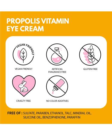 iUNIK Propolis Vitamin Eye Cream 30ml - Nourishing Eye & Face Care - Buy Online on GoSupps.com