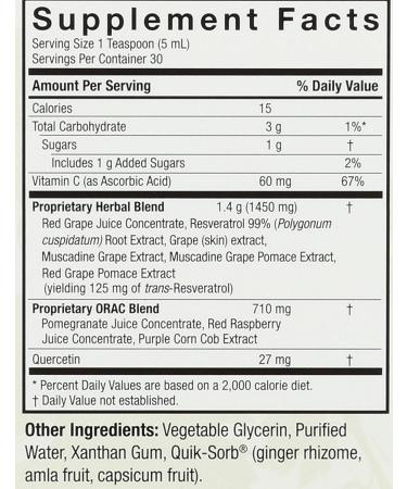 Buy Nature's Answer Resveratrol Reserve Cellular Complex 5 fl oz - Anti-Aging & Antioxidant Support - Buy Online on GoSupps.com