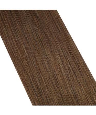 Moresoo Weft Hair Extensions Real Human Hair Brown Sew in Hair Extensions Chestnut Brown Human Hair Weft 22 Inch 100g/Pack #8 22 Inch(Pack of 1) WEFT #8 - Buy Online on GoSupps.com