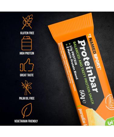 Namedsport Protein Bar - Paradise Lemon Flavor 35g Protein Gluten-Free 12 Pack | Ideal Snack & Post-Workout Boost - Buy Online on GoSupps.com
