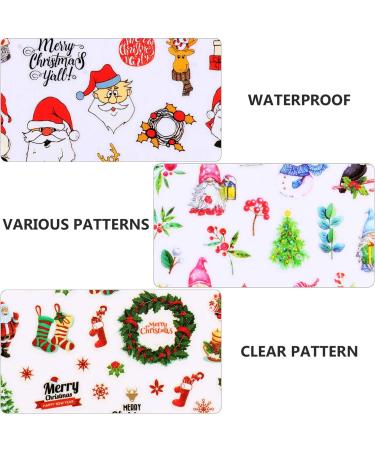 5 Sheets Nail Art Stickers Winter Stickers for Kids Xmas Nail Stickers Decorative Fingernail Stickers Holiday Fingernail Decals Manicure Decals Accessories Christmas Child - Buy Online on GoSupps.com