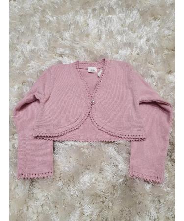 Baby Knitted Cotton Cardigan in Red - Unisex Cozy Bolero Shrug for Kids | One Size - Buy Online on GoSupps.com