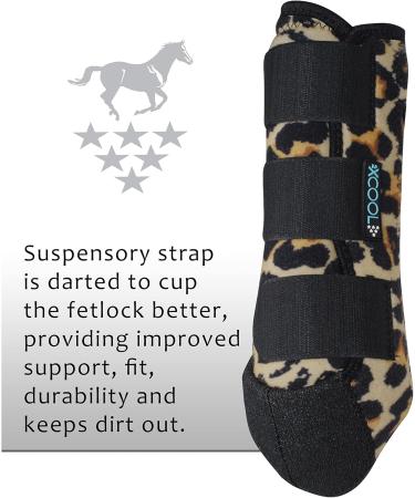 Professional's Choice 2XCOOL Sport Medical Boots - 4-Pack Medium Cheetah | International Shipping Available - Buy Online on GoSupps.com