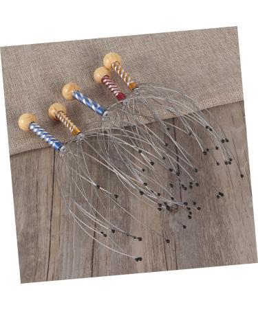 Frcolor 5-in-1 Head Scratcher & Hair Stimulation Massager | Full-Body Massage Tool & Scalp Scratch Filler for Hair Growth | International Shipping Available - Buy Online on GoSupps.com