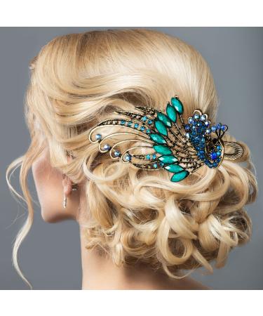 Women's Retro Vintage Metal French Barrette Hair Clips Set - 3 Pieces (Style A) - Buy Online on GoSupps.com