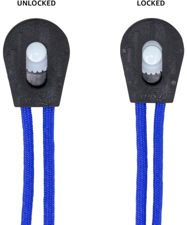 SGT KNOTS Wheeled Cord Lock - Plastic Toggle Stopper for Paracord Drawstrings - 10 Pack Black - Buy Online on GoSupps.com