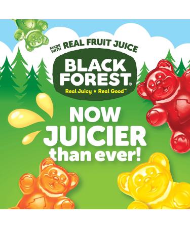 Delicious Black Forest Gummy Bears - Fruit Flavor Made with Real Juice 10 oz | International Shipping Available - Buy Online on GoSupps.com