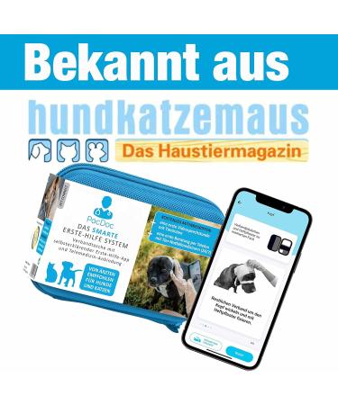 First Aid Kit for Dogs & Cats with Smart App | PocDoc Pet Connect Emergency Care Guide - Buy Online on GoSupps.com