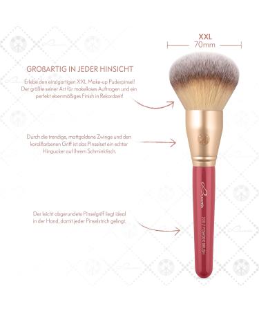 Luvia 14-Piece Makeup Brush Set - Vegan Cosmetic Brush Set with XL Powder Brush Sponge & Blender - Ideal for Beginners & Professionals - High-Quality Makeup Brushes for Perfect Makeup - Buy Online on GoSupps.com