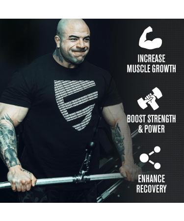 Jacked Factory Creatine HMB Powder Supplement with Creatine Monohydrate & HMB for Men & Women for Muscle Growth Increased Strength Enhanced Energy - 30 Servings Unflavored 30 Servings (+ HMB) - Buy Online on GoSupps.com