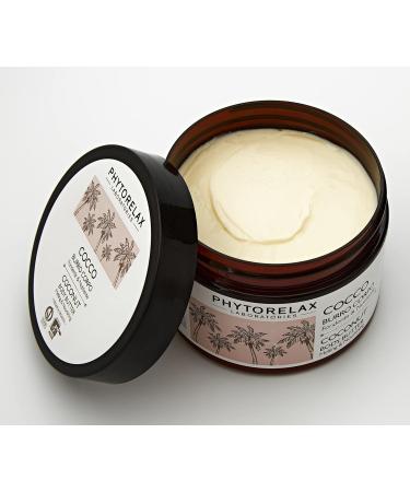 Phytorelax Vegan & Organic Coconut Body Butter 250 ml - Natural Moisturizer for Soft Skin | Worldwide Shipping - Buy Online on GoSupps.com