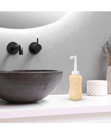 Semi-Transparent 500 ml / 17 oz Materni Peri Bottle for Postpartum Care | Portable Bidet Sprayer Travel Bidet | Labor and Delivery Essentials for Soothing Relief from Birth Pains or Hemorrhoids - Buy Online on GoSupps.com