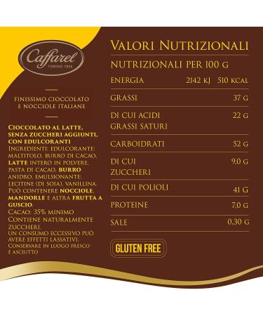 Caffarel Sugar bar without added milk 1.6 kg - Buy Online on GoSupps.com