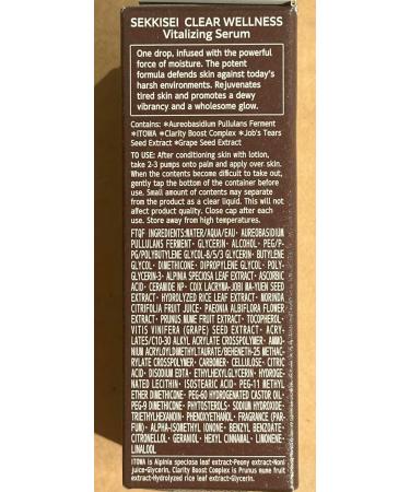 SEKKISEI CLEAR WELLNESS Vitalizing Serum for Sensitive Skin - 1.8 Ounce | Premium Hydrating Skincare for All Skin Types - Shop Now - Buy Online on GoSupps.com