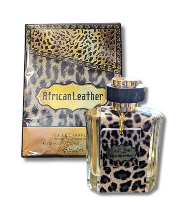 POUR HOMME AFRICAN LEATHER EAU DE PARFUM 3.4 FL. oz. Leather fragrance for Men.