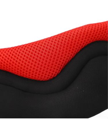 Neck Support Brace - Breathable Sponge High Elasticity Cervical Collar for Forward Head Posture - Red | Ideal for Office & Study - Buy Online on GoSupps.com