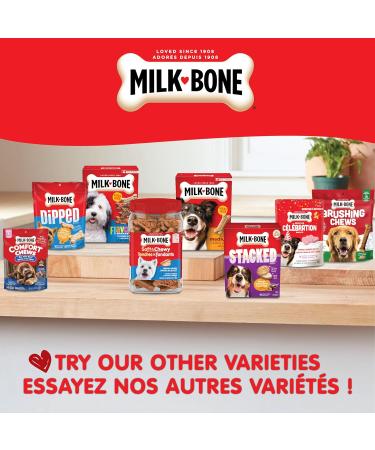 Milk-Bone Comfort Chews Dog Treat Roll with Chicken 312g Pack of 6 Chicken 30 Treats - Buy Online on GoSupps.com