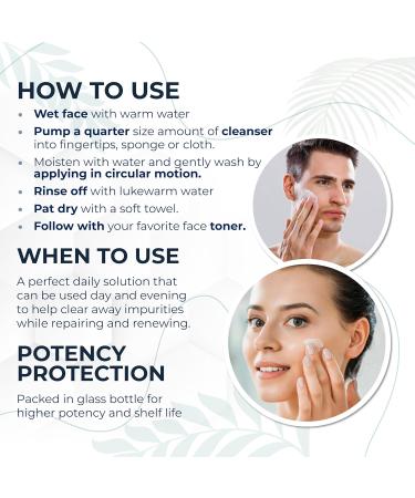 Coconut Milk & Honey Facial Cleanser | Organic Aloe Vera & Jojoba Oil | Fragrance-Free Gel for Sensitive & Dry Skin | 4oz - Buy Online on GoSupps.com