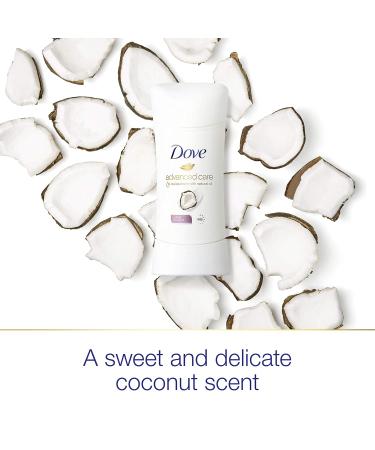 Dove Advanced Care Antiperspirant Deodorant Stick for Women Caring Coconut for 48 Hour Protection And Soft And Comfortable Underarms 2.6 Ounce (Pack of 2) Coconut 1 Count (Pack of 2) - Buy Online on GoSupps.com