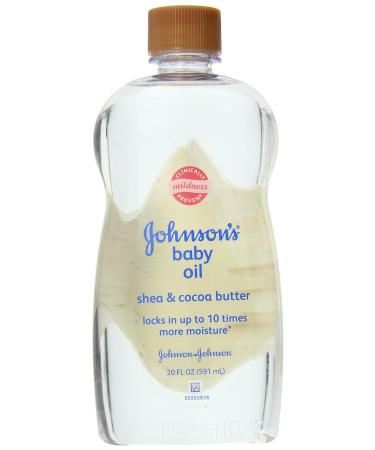 Johnson's Baby Oil, Mineral Oil Enriched With Aloe Vera and Vitamin E to  Prevent Moisture Loss, Hypoallergenic, 20 fl. oz (Pack of 6)