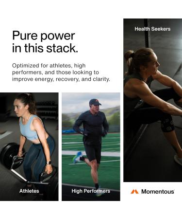 Momentous Three - Creatine Monohydrate Powder (30 Servings), Grass-Fed Whey Protein Powder (Unflavored) & Omega-3 Fish Oil 1600mg - Daily Essentials for Strength, Performance & Lean Muscle Recovery - Buy Online on GoSupps.com