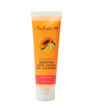 Sheamoisture Gel Cleanser For Dull, Uneven Skin Tone Papaya and Vitamin C Face Cleanser For Uneven Skin Tone 4 oz