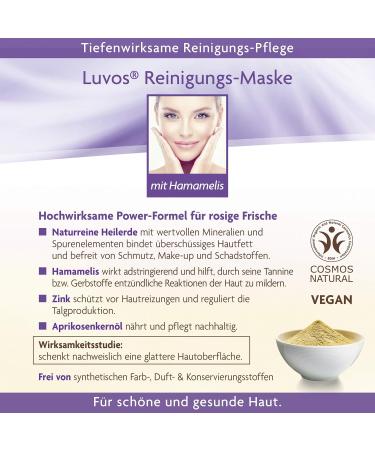 Luvos Cream Mask Cleansing - Deep Cleansing Immediate Effect | 2 x 7.5 ml | International Shipping Available - Buy Online on GoSupps.com