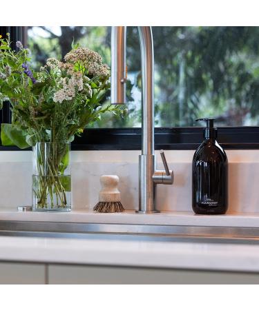 A LA MAISON Hand Soap Gift Set White Tea & Rose Refill Pouch Glass Hand Wash Eco-Friendly & Recyclable Plant-Based Biodegradable Made in France 16.9 fl oz Amber Collection - Buy Online on GoSupps.com