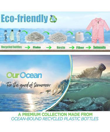 weVSwe Baby Boy Swimsuit UPF 50+ Sun Protection Rash Guard | Pink Whale Short | 0-3 Years - Buy Online on GoSupps.com