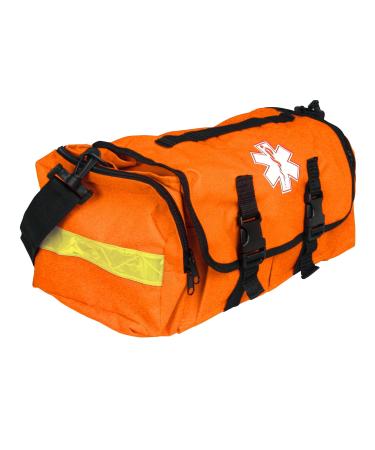 Dixie EMS First Responder On Call Trauma Bag W/ Reflectors - Orange