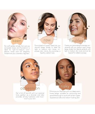 Carlucce Cache Cream 3-in-1 Makeup Color Palette - Faultless Foundation, Concealer & Primer - Medium to Full Coverage for a Natural Finish - Cruelty Free - Buy Online on GoSupps.com