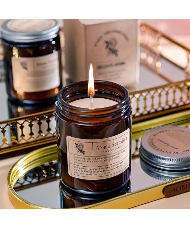 Buy Lavender Scented Candles | Aromatherapy Soy Candles for Home - Clearance Sale - Ideal Gifts for Women & Men - 3.5oz Jar 25h Burn Time - Buy Online on GoSupps.com