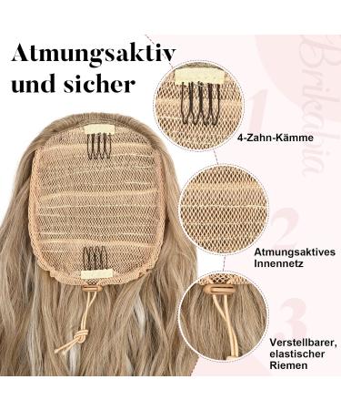 Brikabia 26 Blonde Ponytail Extension - Synthetic Clip-In Braid for Women | Beachy Look & Easy Styling - Buy Online on GoSupps.com