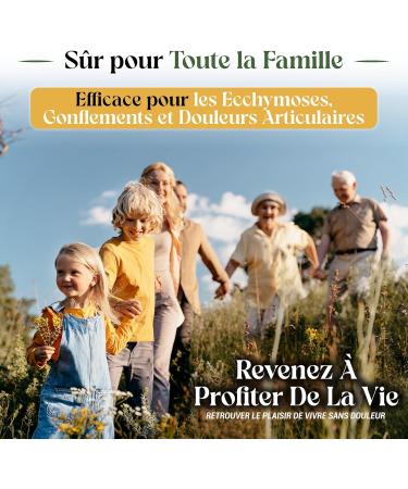 Gel et pommade de massage l'arnica anti-douleur et anti-inflammatoire naturel convient aux v g taliens parfait pour les ecchymoses les gonflements et les douleurs musculaires  - Buy Online on GoSupps.com