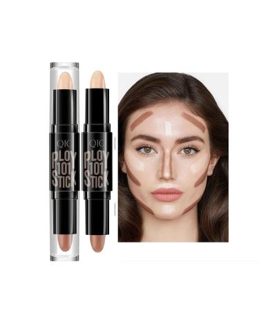 2-in-1 Makeup Shading Stick & Concealer Contouring Highlighter - Natural-Light Coffee - Buy Online on GoSupps.com