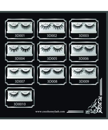 Cocohoney 3D Faux Mink Eyelashes - 5 Pairs for Party Looks | 100% Handmade Cruelty-Free Reusable Ultralight & Durable - Buy Online on GoSupps.com