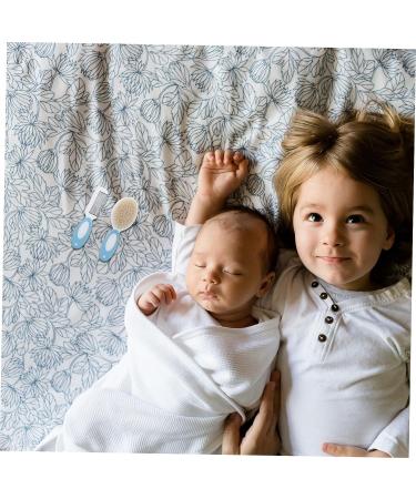 Healeved 3pcs Wool Brush Household Tool Set - Baby Hair Brush, Infant Nail Clippers, Baby Shower Brush | Baby Care Kit for Infants & Newborns - Buy Online on GoSupps.com