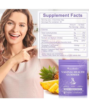 Gummies pour l quilibre Bonbons F minin 60 Feminine Balance Gummies Vegan Saveur Ananas Hawa en - Sant F minine - Niveaux de pH - Soutien Immunitaire - Vegan et Sans Gluten - Buy Online on GoSupps.com