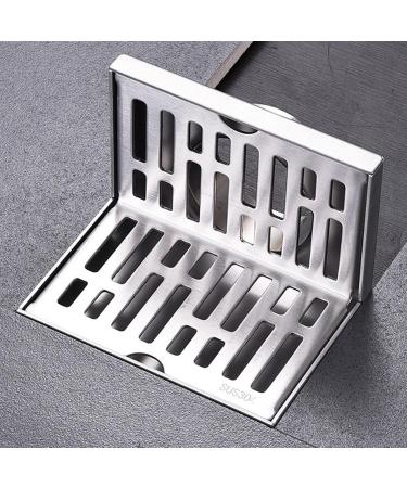 Anti-wear L Stainless Steel Bathroom Tile Insert Floor Drainer Square Corner Floor Drain Wall Corner Floor Drain Square Corner Floor Drain Wall Corner Floor Drain - Buy Online on GoSupps.com