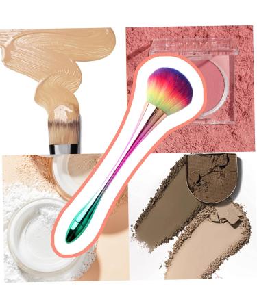 Soft Fluffy Powder Brushes for Flawless Makeup | Colorful Gradient Blue Kabuki & Blush Brush for Daily Use - Buy Online on GoSupps.com