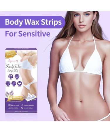 Beauty7 Bande de Cire Froid Pour Corps & Jambes - Peaux Sensible - 20 Bandes + 4 Lingettes l'huile pilation Cire D pilatoire Bras Jambes Poils Aisselles Et Bikini - Buy Online on GoSupps.com