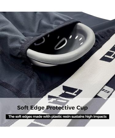 Buy Coolomg Children's Grand Protection Suspensorium with Cup - Young Compression Pants for Baseball & Martial Arts - XS Black - Buy Online on GoSupps.com