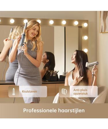 DREAME Pocket Neo highspeed hair dryer 3 foldable shapes 300 grams lightweight 110000 rpm motor 300 million negative ionscm constant temperature of 57 C drying in 40 seconds Gold Pocket Neo Gold - Buy Online on GoSupps.com