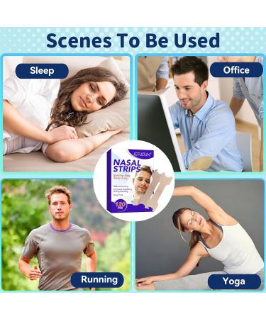 120 Nasal Strips by Yetree - Anti Snoring Devices for Instant Relief and Better Sleep - Buy Online on GoSupps.com